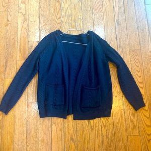 Cable knitnavi cardigan. Size small
